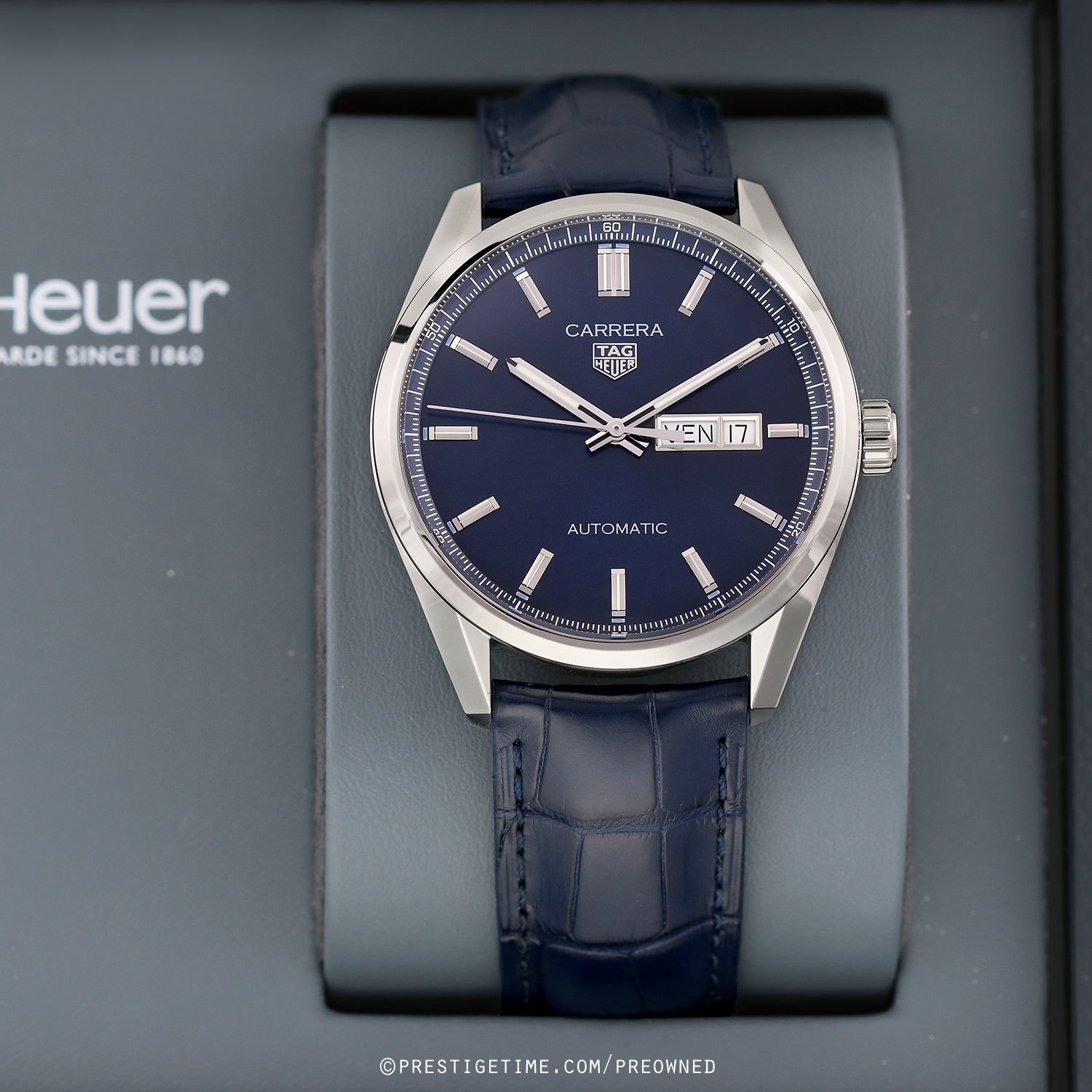 Pre-owned Tag Heuer Carrera Caliber 5 Day Date 41mm wbn2012.fc6502